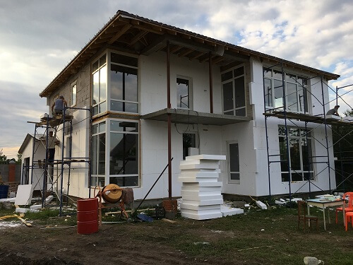 Утепление пенопластом наружных стен в Мозыре